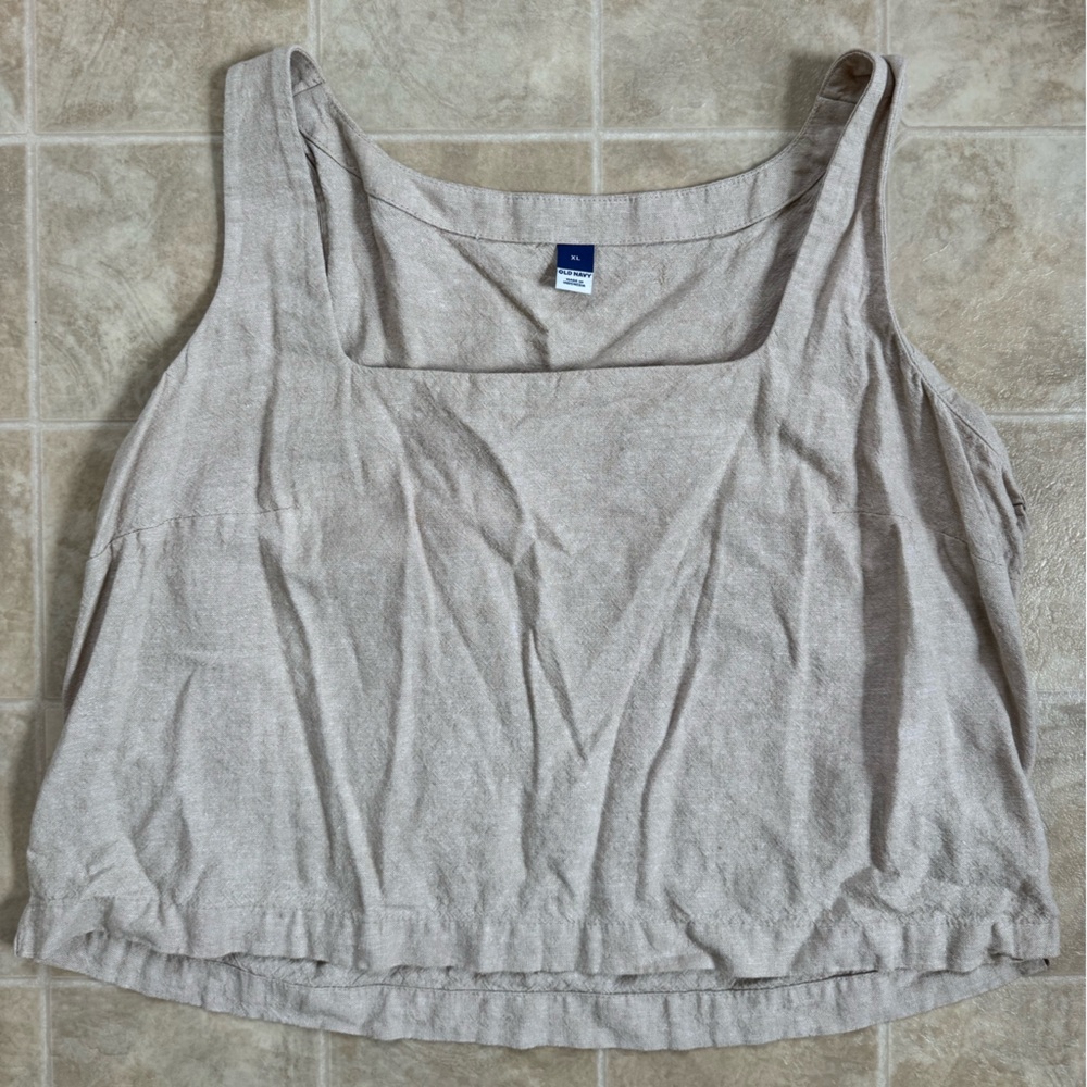 Old Navy Linen Tank Top